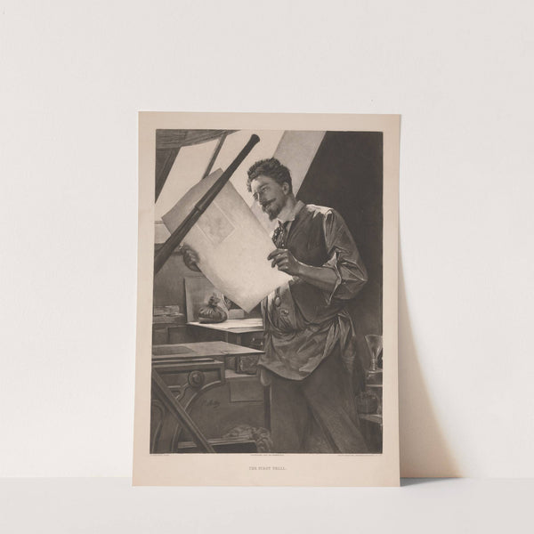 Felicien Rops in his studio copy (1893) by Paul Mathey