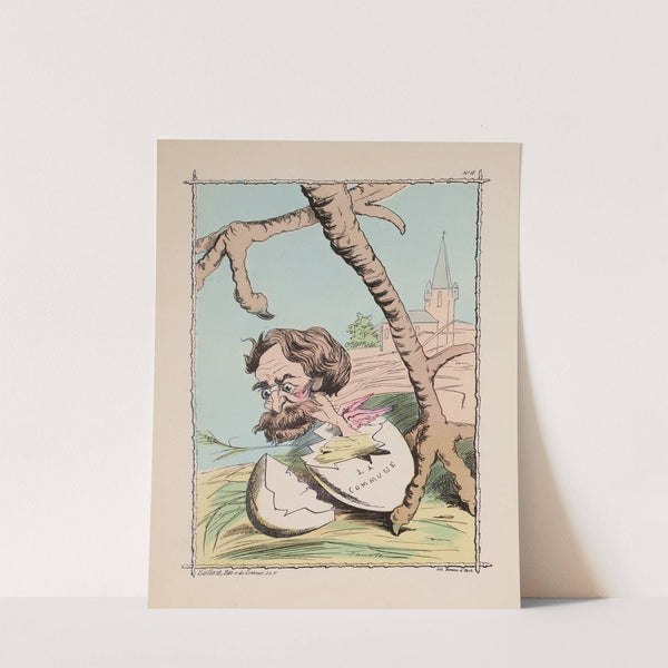 Félix Pyat. Le fils d’un coq (1871) by Faustin Betbeder