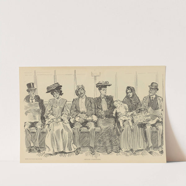 Fellow passengers (1900-1905) by Charles Dana Gibson