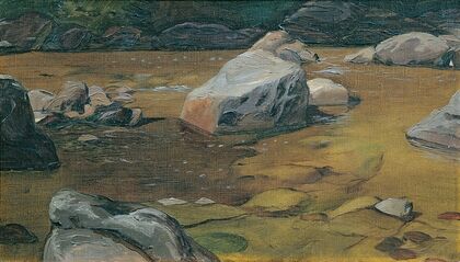 Felsen im Bach (1904)