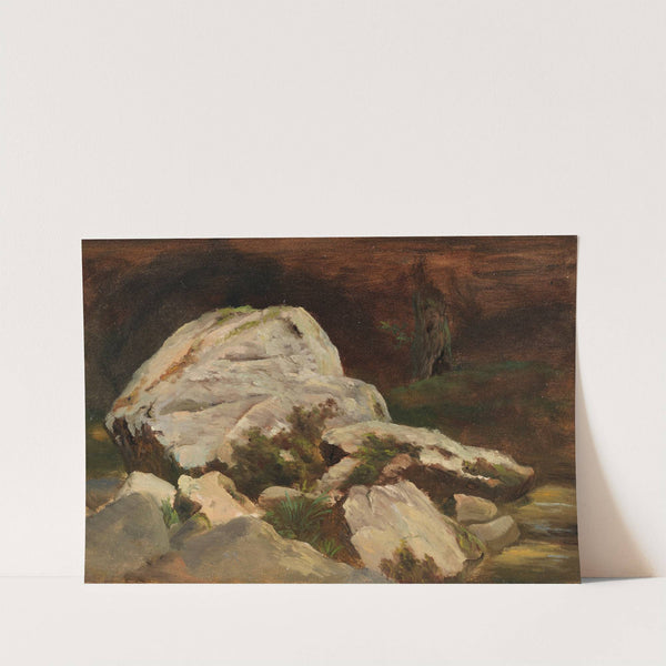 Felsen im Rabenauer Grund (1860.) by Christian Friedrich Gille