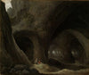 Felsenhöhle mit rastenden Hirten