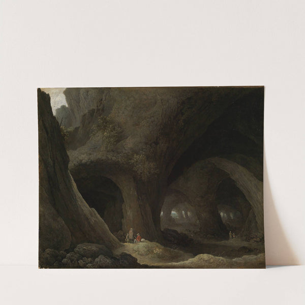 Felsenhöhle mit rastenden Hirten by Guillam Dubois