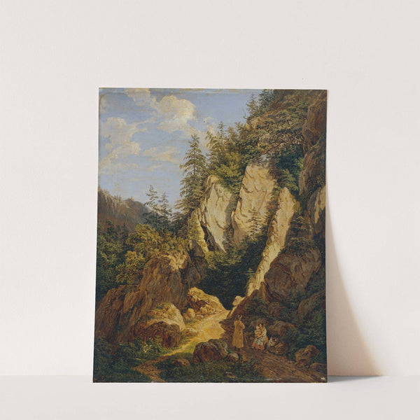 Felsenpartie bei Schottwien by Matthias Rudolf Toma