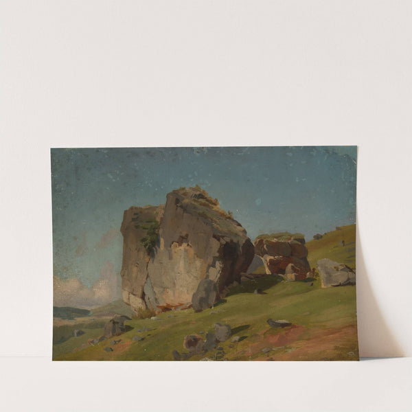 Felsenstudie (1860) by Eugen Bracht