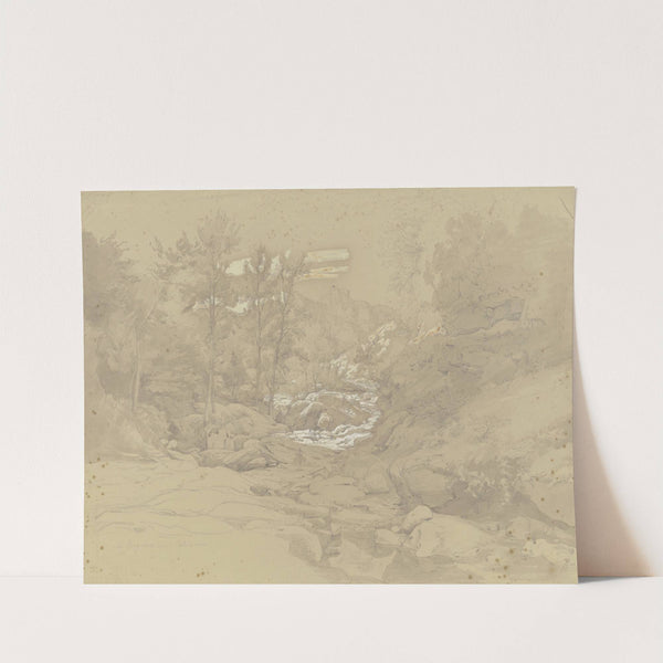 Felsental bei Gragnano unweit von Castel a Mare by Eduard Wilhelm Pose