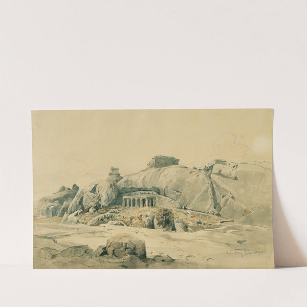 Felsentempel von Mamallapuram (Mahamaleipur), Indien by Joseph Selleny