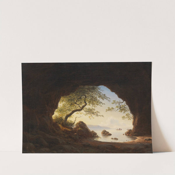 Felsgrotte auf Bornholm by Georg Emil Libert