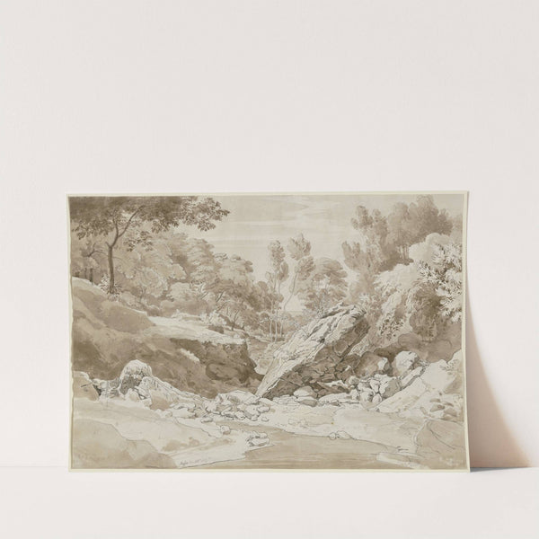 Felslandschaft bei Massa di Carrara by Ernst Fries