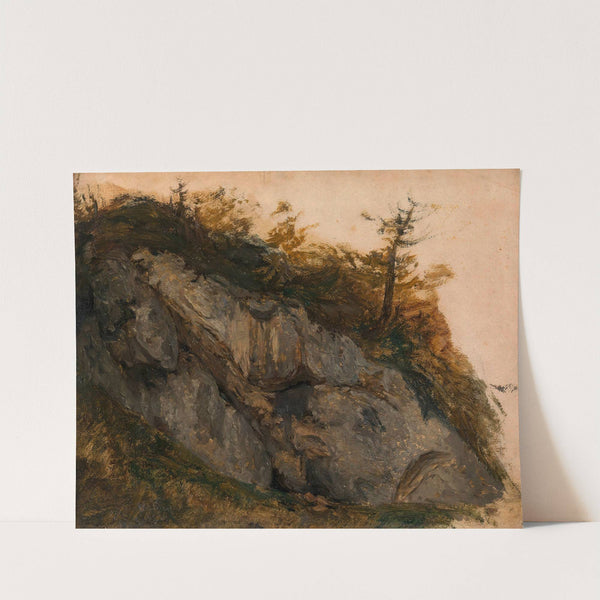 Felsstudie (aus dem Höllental) by Adalbert Stifter