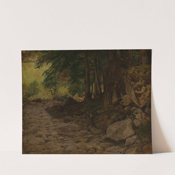 Felsweg in der Schweiz (before 1835) by Johann Wilhelm Schirmer