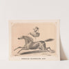 Female bareback act (1872) by Gibson & Co. Lith