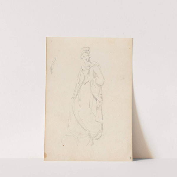 Female figure (Probably 1838) by Adolph Tidemand