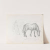 Female figure and horse (between 1865 and 1872) by Adolph Tidemand