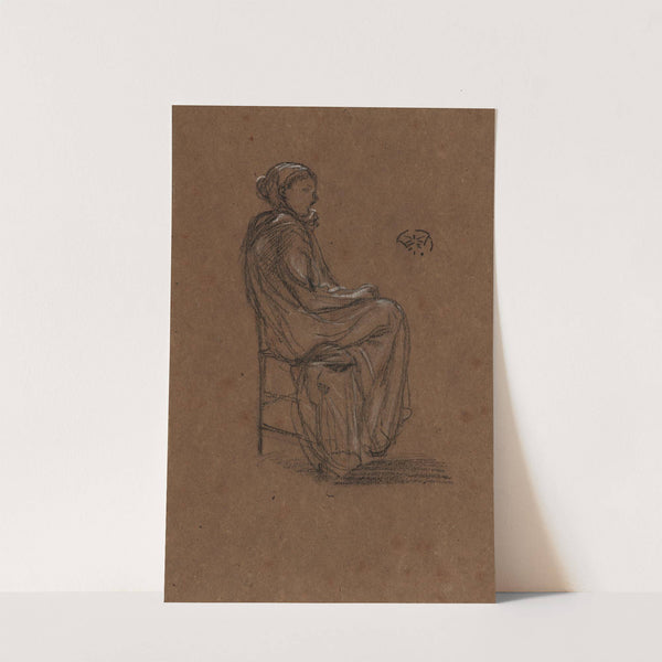 Female Figure, Seated (1870-1873) by James Abbott McNeill Whistler