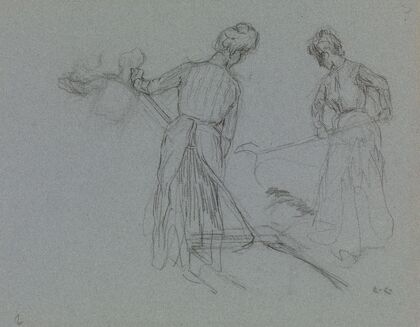 Female Haymakers (study)