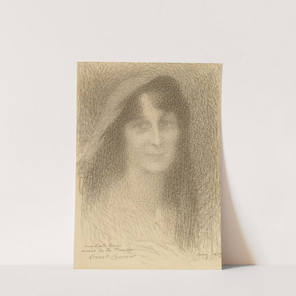 Female Head by Ernest Joseph Laurent