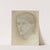 Female head study, looking to the right, for 'The Golden Stairs' by Sir Edward Coley Burne-Jones