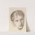 Female - Head Study of a Woman by Sir Edward Coley Burne-Jones