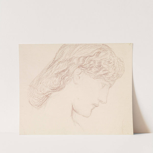 Female - Head Study of Augusta Jones by Sir Edward Coley Burne-Jones