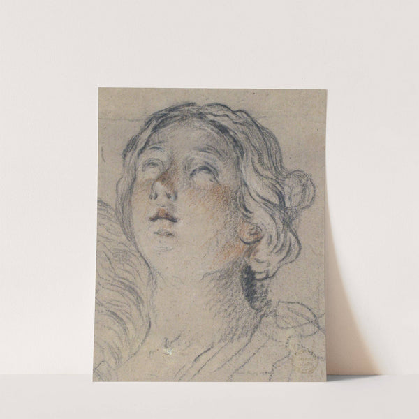 Female Head Upturned by Giovan Gioseffo dal Sole