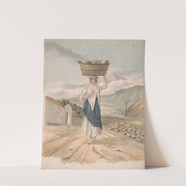 Female huckster of Port Orotava (1828) by Alfred Diston