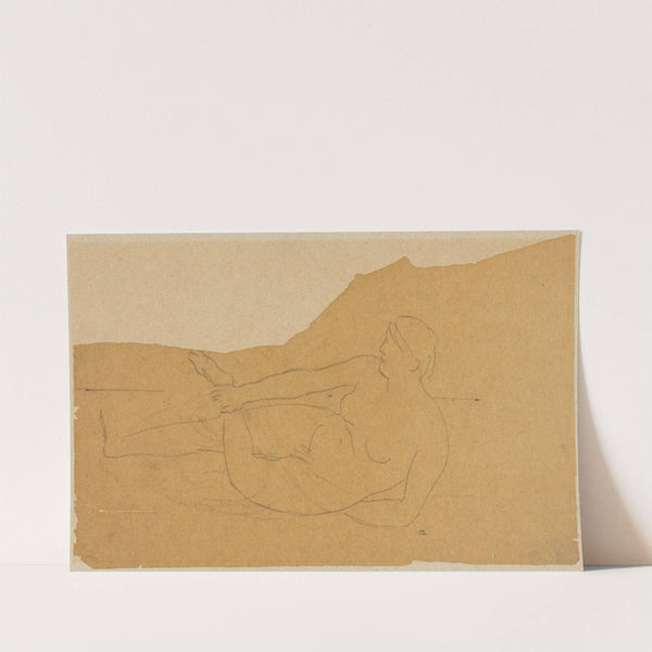 Female Nude (1891) by Pierre Puvis de Chavannes