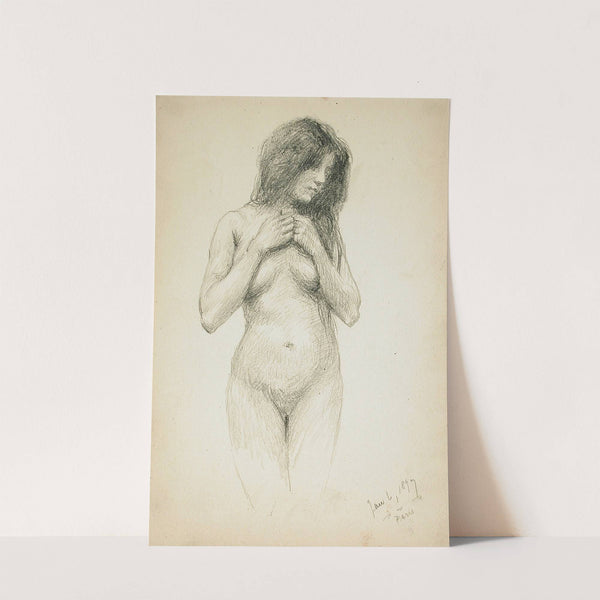 Female Nude (1897) by Frank Duveneck