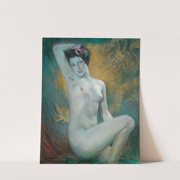 Female Nude by Clemens von Pausinger