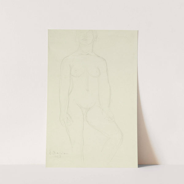 Female nude (1923) by Charles Despiau