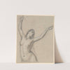 Female Nude, Arms Upraised by Henri Lehmann