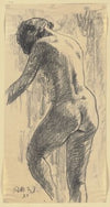 Female nude from behind