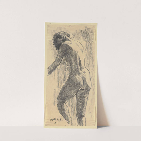 Female nude from behind by Richard Martin Werner