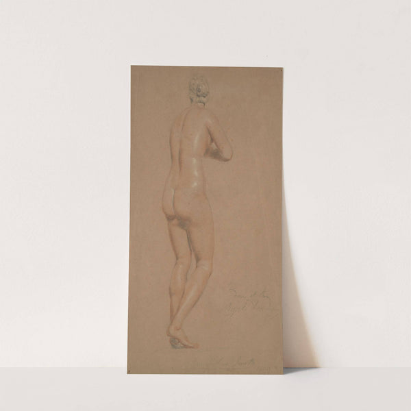 Female nude, full-length, seen from behind by John Rubens Smith