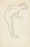 Female Nude Leaning Over