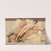 Female Nude on a Lion Pelt by Albert von Keller