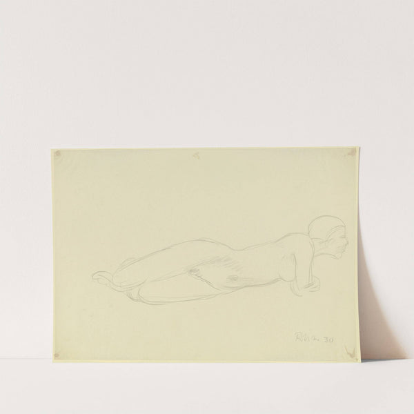 Female nude, reclining by Richard Martin Werner