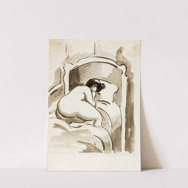 Female Nude Reclining by Carl Newman