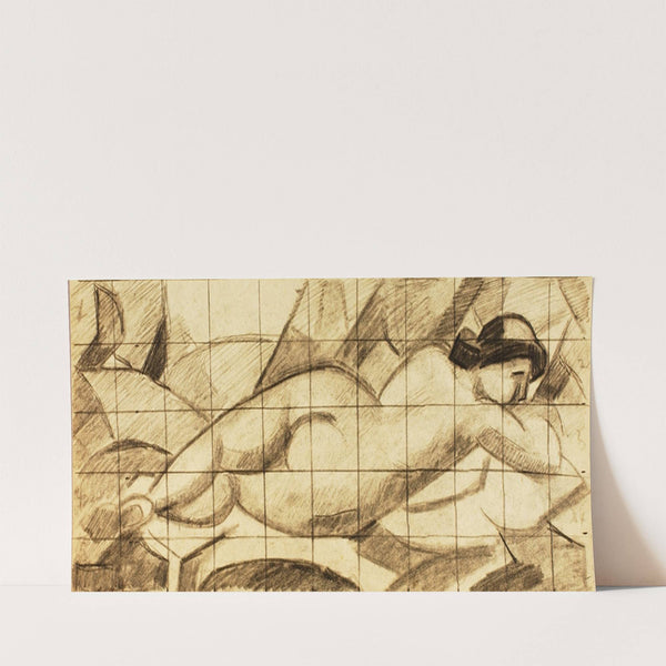 Female Nude, Reclining by Carl Newman