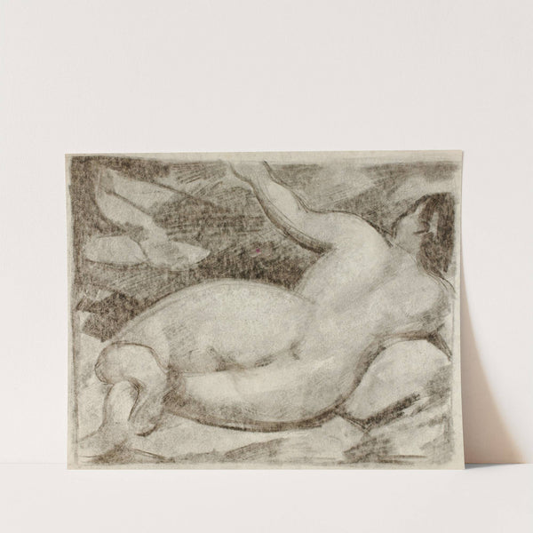 Female Nude, Reclining by Carl Newman