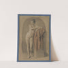Female nude, standing by Friedrich Wilhelm Schadow
