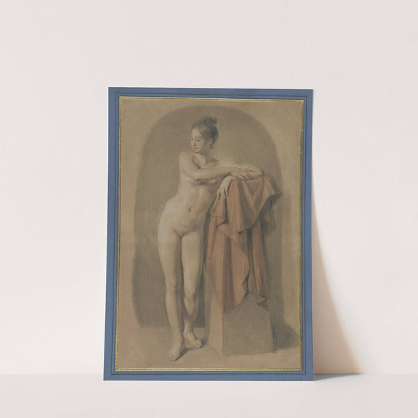 Female nude, standing by Friedrich Wilhelm Schadow