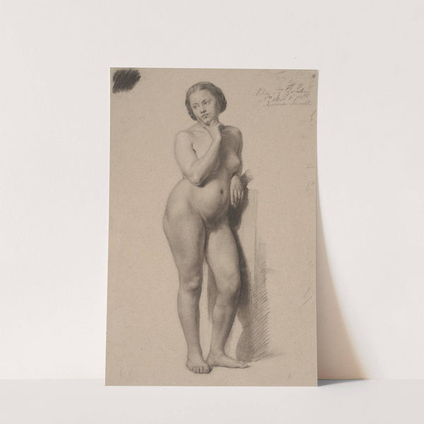 Female nude study (1840) by Józef Simmler