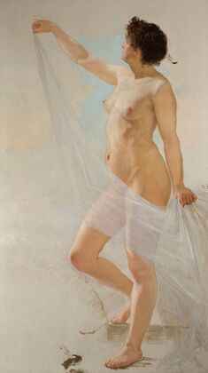 Female nude, study