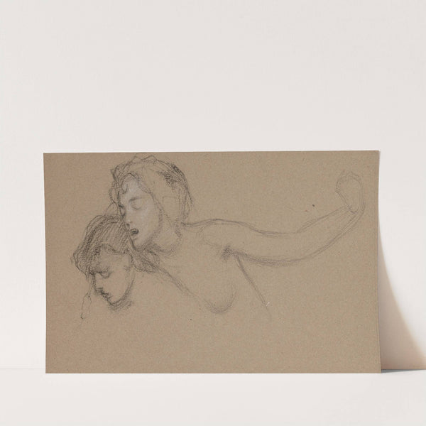 Female nude study for 'The Lament for Icarus'. by Herbert James Draper