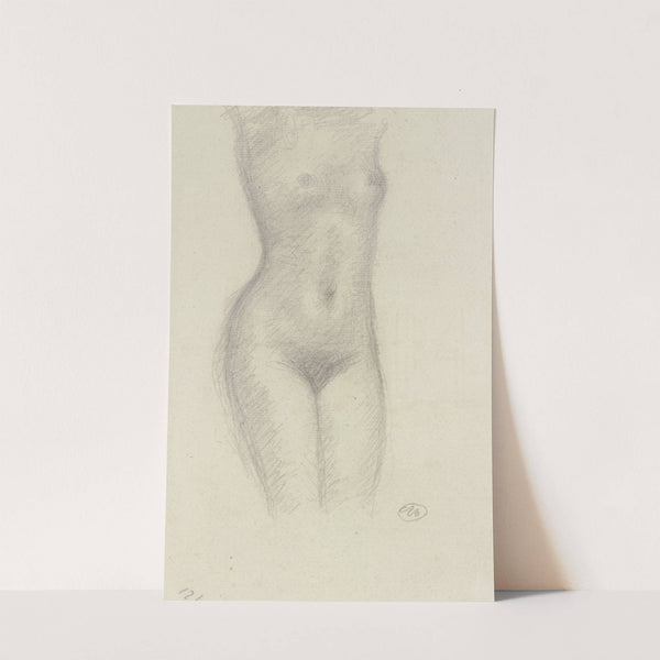 Female nude (torso) from the front, ca. 1935 by Aristide Maillol