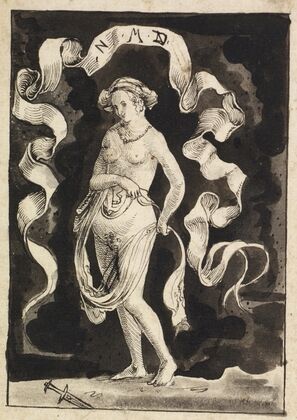Female nude with a headscarf