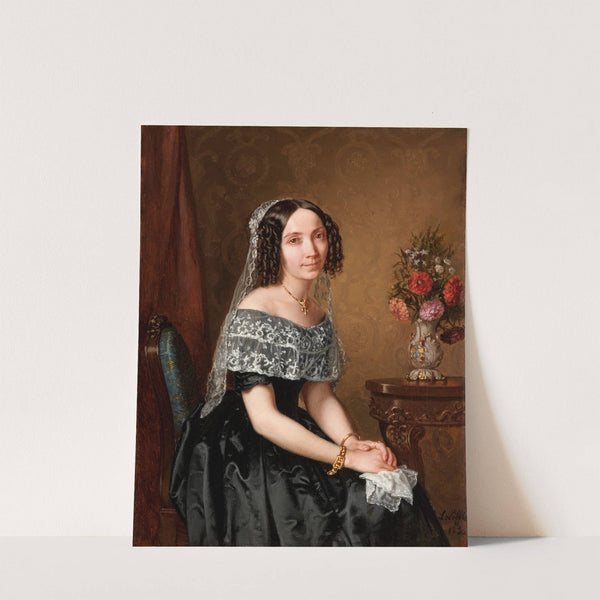 Female Portrait by Leopold Loeffler