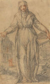 Female Saint (Saint Clare of Assisi or Saint Catherine of Siena) (c. 1600)