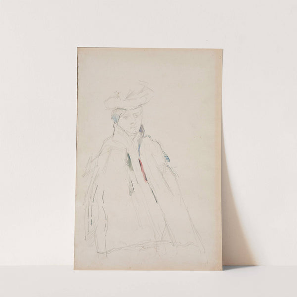 Femme à la mante (1890-1895) by Paul Cézanne